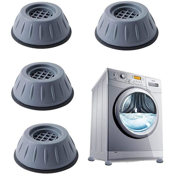 Pack 4 Tampons antidérapants stables, pour machine à laver, réfrigérateur,  lave-vaisselle, anti-vibration - Vente Électroménager Tunisie Livraison 48H