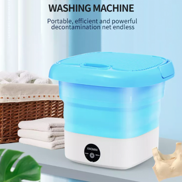 Mini machine à laver pliante de 6 L, mini machine à laver portable