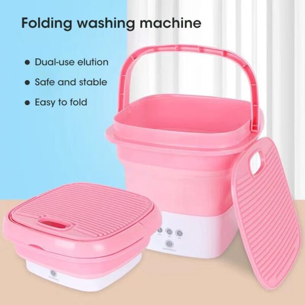 Mini machine à laver pliable, portable et design à petit prix